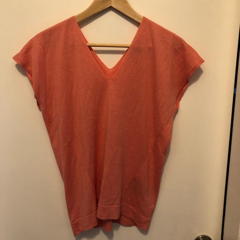 Jaeger Silk Wool Knit sleeveless tunic